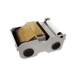 Fargo 45130 - cartuccia monocromatico oro metallizzato con rullo di pulizia (500 stampe)