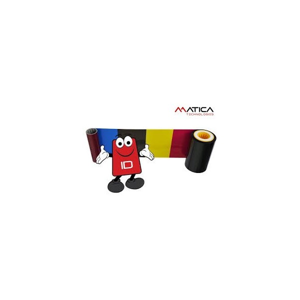 Matica DIC10509 SRT YMCK Color Ribbon - 1000 Images - XID 8100