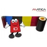 Matica DIC10509 SRT YMCK Color Ribbon - 1000 Images - XID 8100