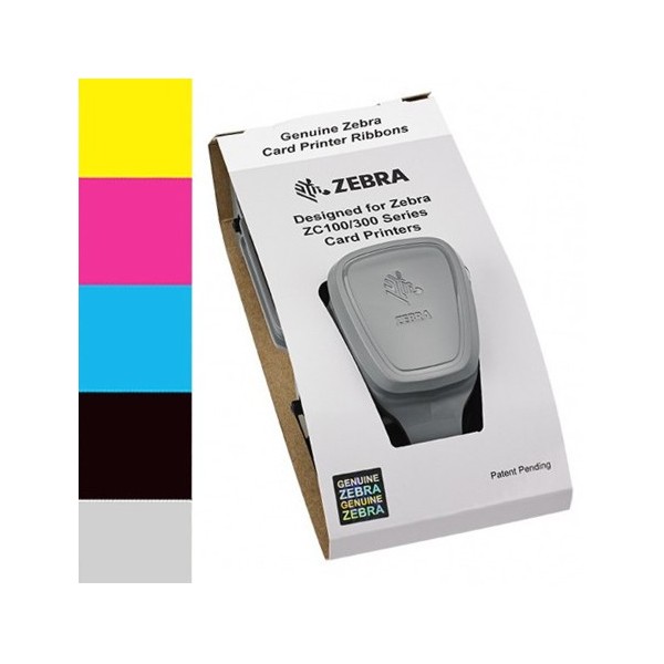 Zebra color ribbon YMCKO 300 prints 800300-550EM