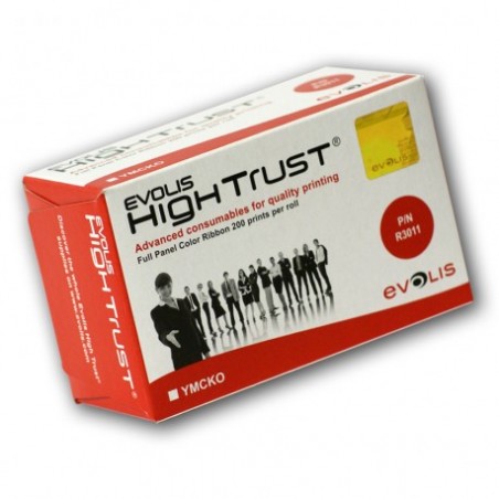 Evolis colour ribbon R3011 YMCKO - 200 prints