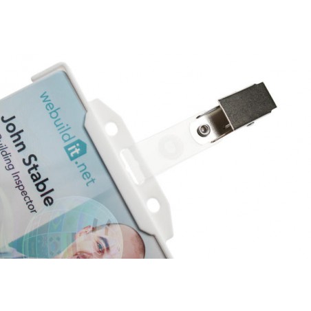 Crocodile ID Card Clip with Nylon Strap (Pack of 100)